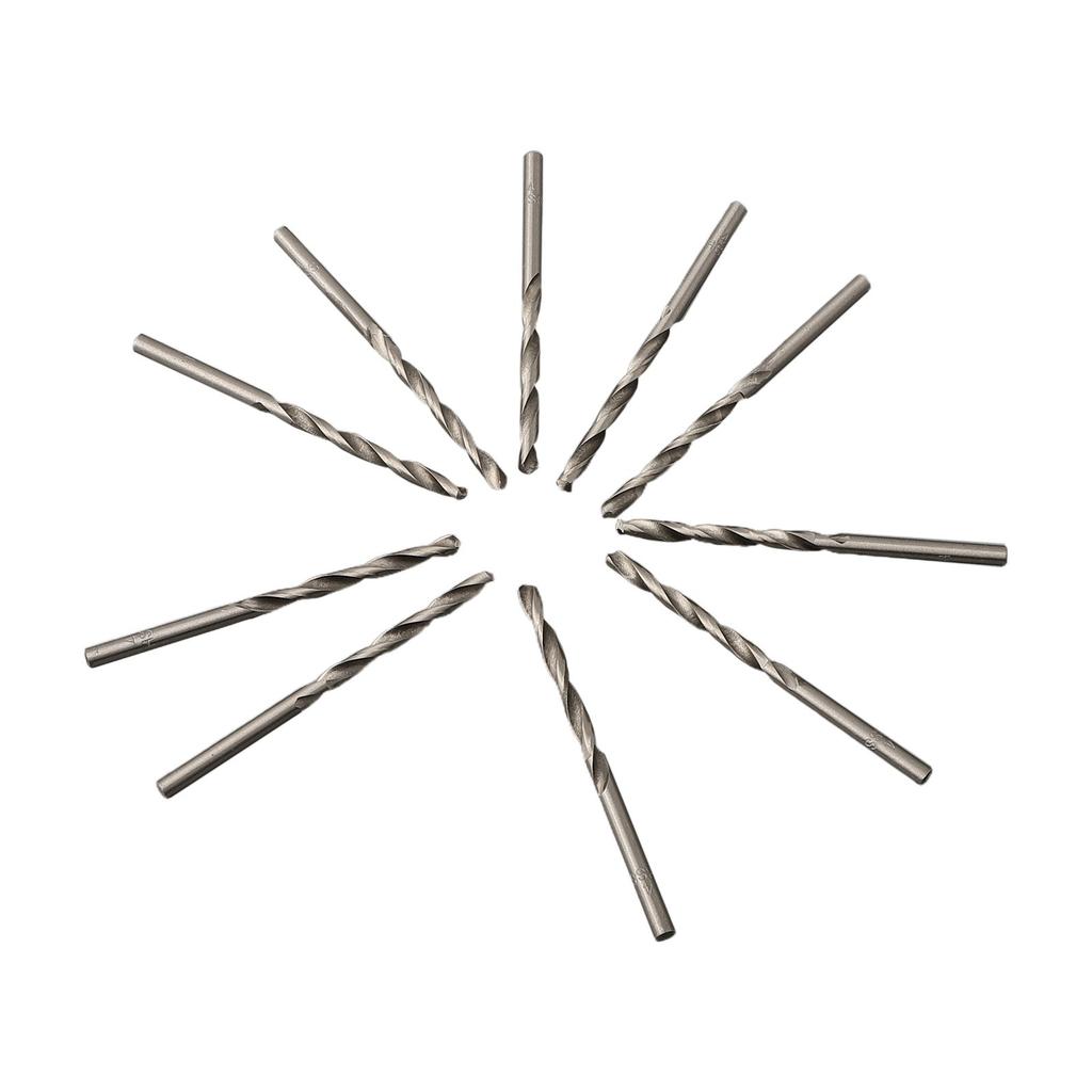 10pcs Drill Bit 4mm High Speed Steel  Drilling Auger Bit For Electric Drill