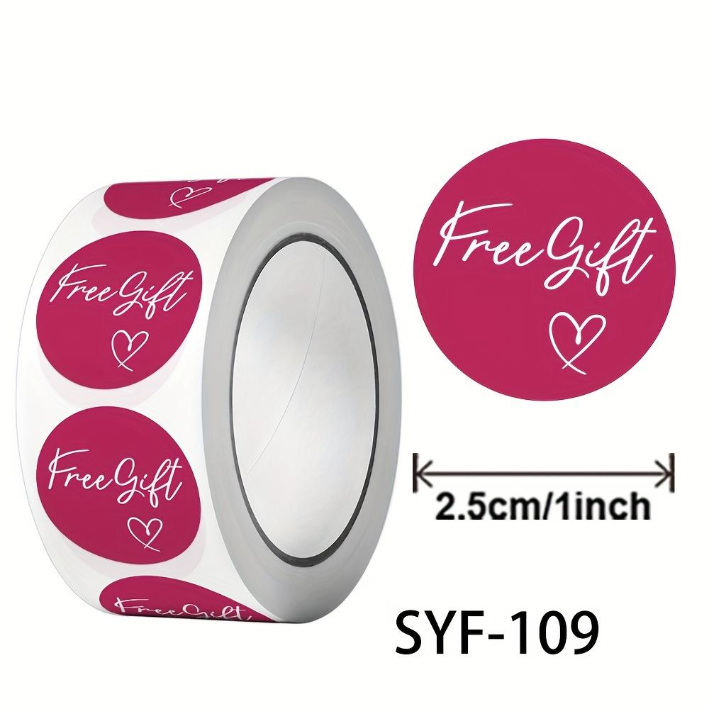 

Round Self-Adhesive Thank You Stickers Gift Box Designs for Office, Retail, Events - Matte Finish, Paper Material, Gift Box Decorations, Event Accesso