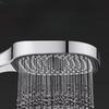 Square Large Panel Shower Head 3 Mode Bathroom Shower Tool Bathroom Shower Head  Replacement Part