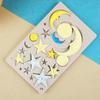 Star and Moon Silicone Mold for Chocolate, Fondant, Cake, Resin, and Baking Decorations.