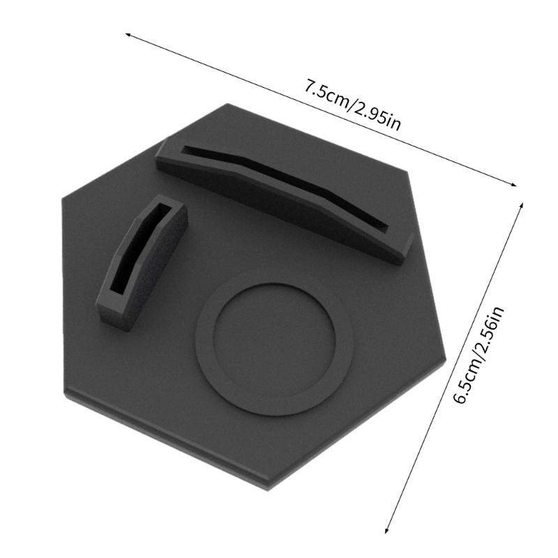 Space Saving Honeycomb Coffee Gadget Holder Tray Hexagonal Coffee Gadget Storage Mini Base Accessories Cafe Machine