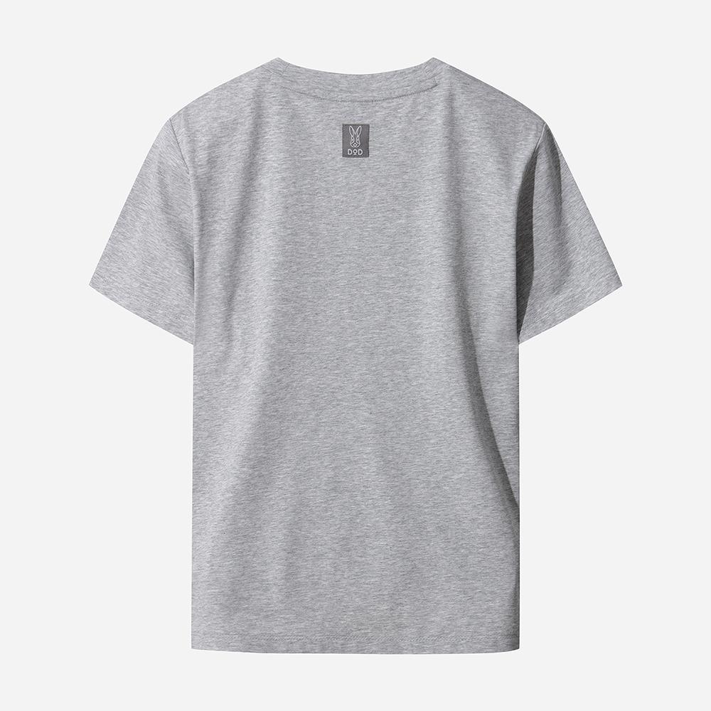 DOD Sorona Pocket Short Sleeve T-Shirt For Women (Melange Grey Standard)
