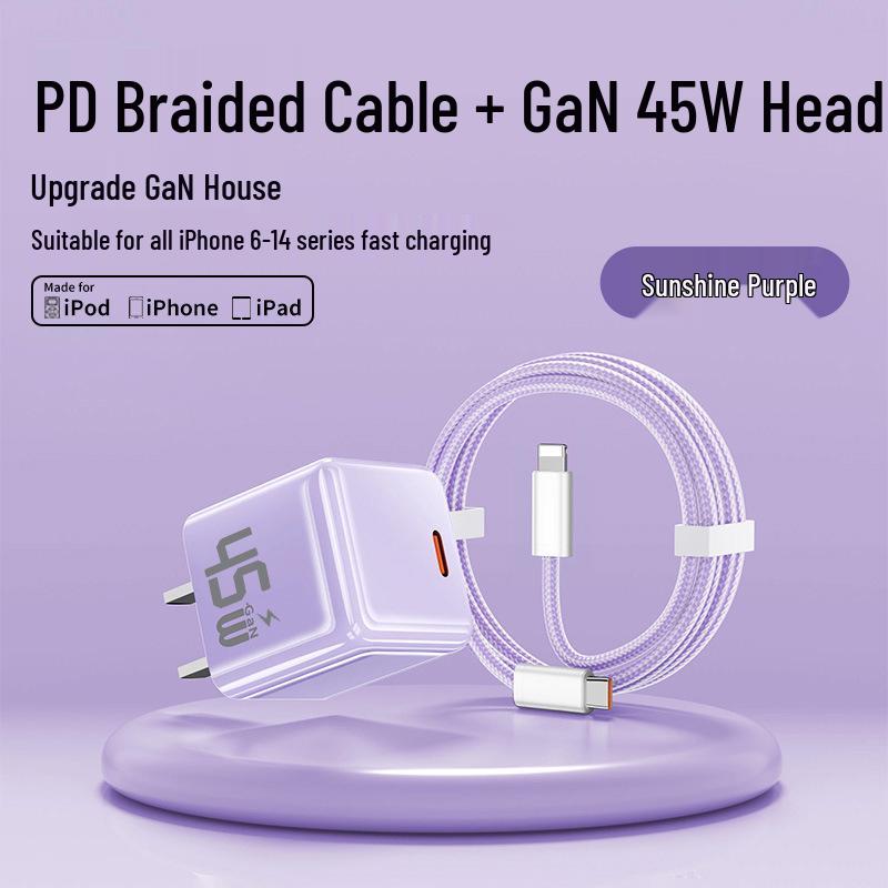 45W GaN Charger for iPhone 14 Series - Fast Charging