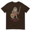 Funny Twas The Tism Mlord Medieval Knight Frog Tsim Tshirt