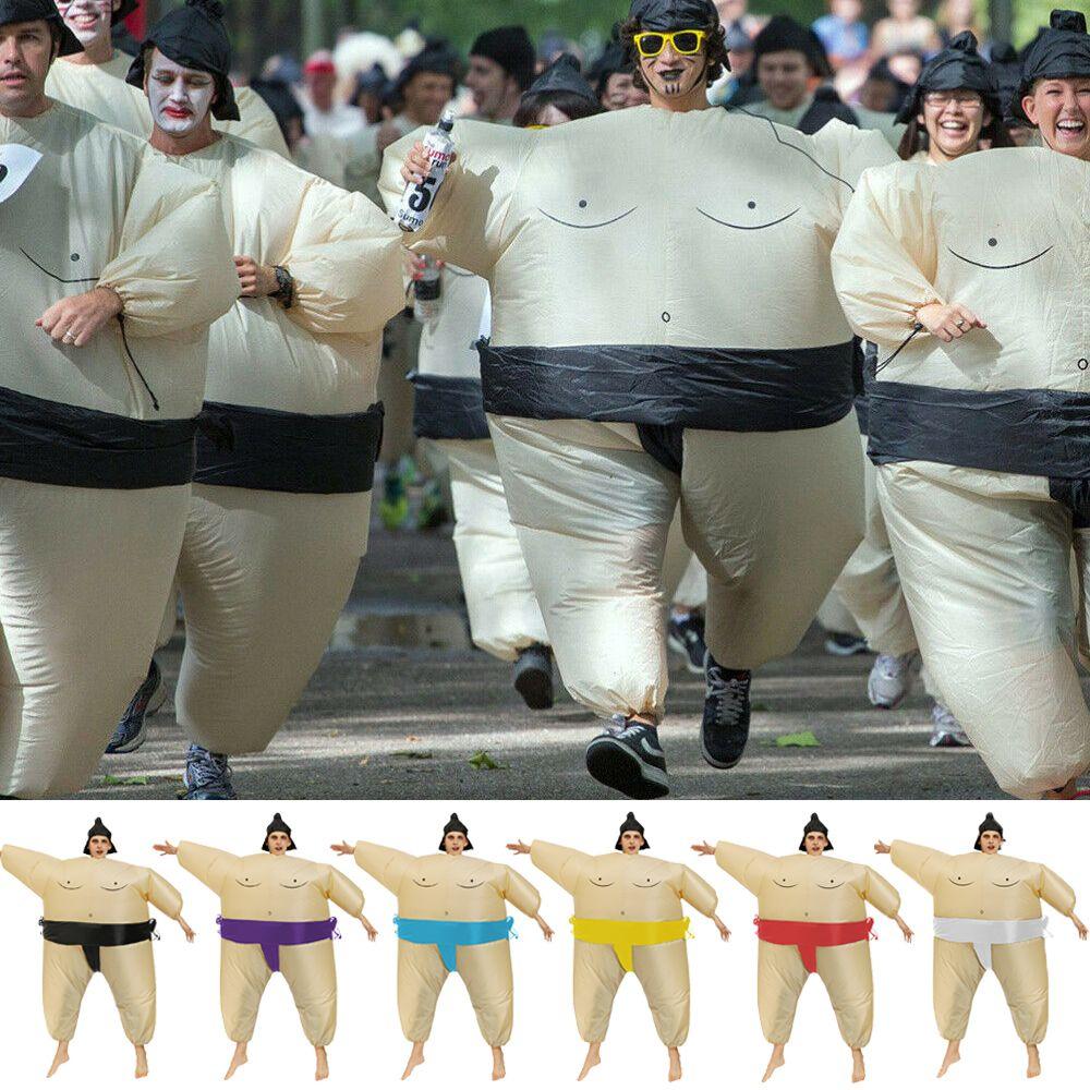 Fun And Quirky Sumo Wrestler Inflatable Costume Perfect For Parties And Cosplay