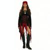 Piratenkostüm Damen Outfits Renaissance Korsett Steampunk Rock Oberteil Piratenzubehör Vollständiges Halloween Kostüm