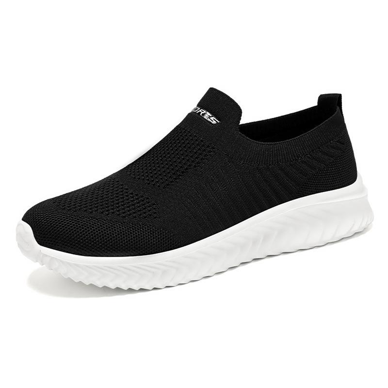 Plus Size Shoes for Women Summer Fashion Breathable Comfortable Slip on Mesh Shoes Non-slip Platform Sneakers Women 36-41