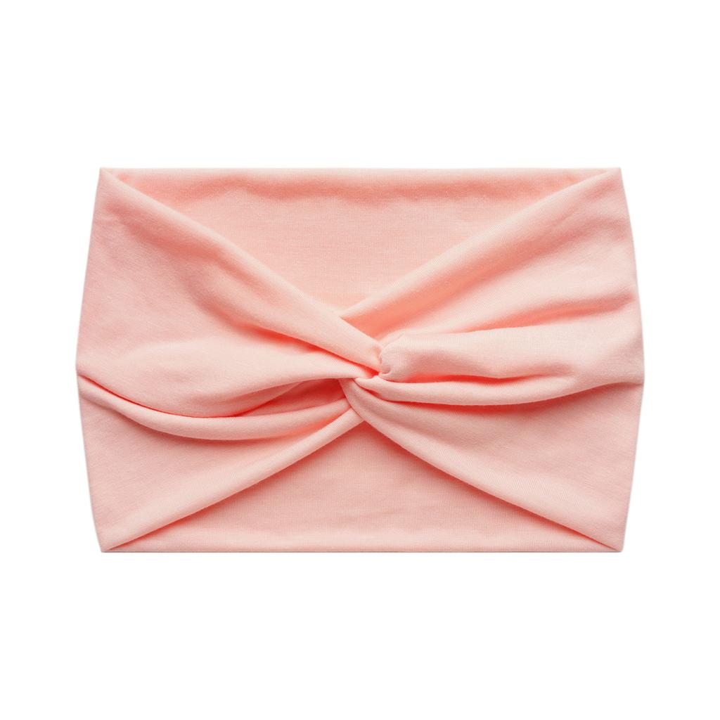 Faixa de Cabelo Esportiva Elástica Cruzada Cor Sólida Versão Larga 18cm Feminina Antiperspirante Absorvente de Suor Acessórios de Cabelo