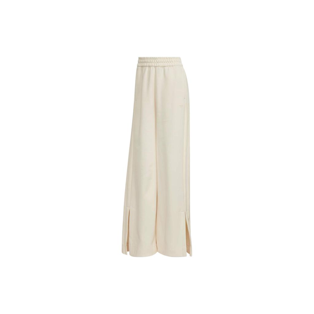 Adidas Originals Classic Retro Wide Leg Sports Pants Women Bottoms Off-White HM1729