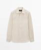Masimodutti Regular Fit Washed 100% Linen Shirt