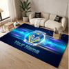 Custom Rug Warrington Wolves FC Pattern Print Name Text Soft Non‑Slip Floor Carpet for Home Indoor Decoration
