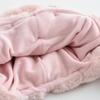 Kids' Warm Plush Hat with 3D Ears - Thick, Windproof, Ear-Protective Pullover for Autumn and Winter