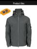 Men's 3-in-1 Tactical Soft Shell Jacket - Thickened, Windproof, Warm.