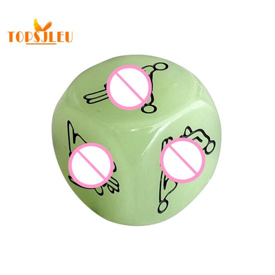 Sexy Reusable Dice Set - 1/2/4/5Pcs, Safe, Exciting, Luminous Design, Tricky Night Club Toy for Endless Fun