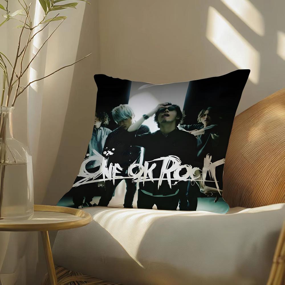Band O-One Ok Rock Rock Ambitions Pillow Case Pattern Printed Pillowcase For Living Room Sofa Cushion Cover & Bedroom Decor