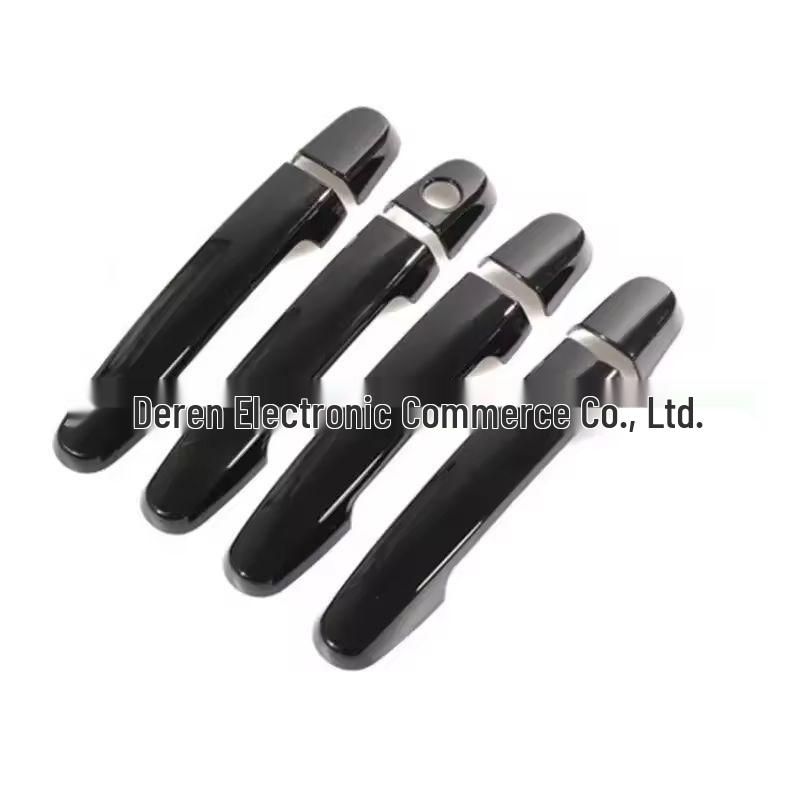 Gloss Black Door Handle Covers for 2008-2014 Toyota Fortuner