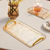 Elegant Rectangular Tray for Jewelry And Snacks Organization On
