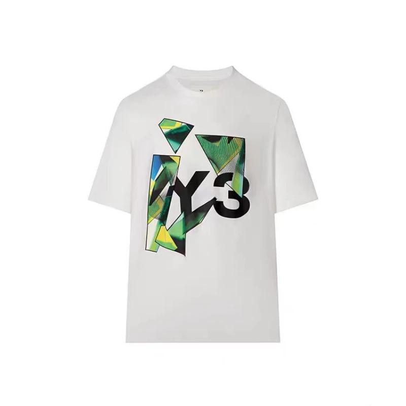 Men and Women Short Sleeved T-shirt Fitness and Sports Loose Hip-hop T-shirt 100% Cotton Top Exercise Ironing Cool and Handsome