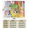Childrens Cute T-Teletubbies Flannel Blanket  Super Soft Throw Blanket for Bedroom Camping Pattern Bedspread Sofa Bed Cover