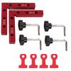 Right Angle Ruler Woodworking Clamp Carpentry Tool Aluminum Alloy Anodized Surface