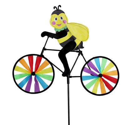 Świnia Pszczoła Tygrys Na Rowerze Diy Wiatrak Zwierząt Rower Wiatr Spinner Dekoracja Trawnika