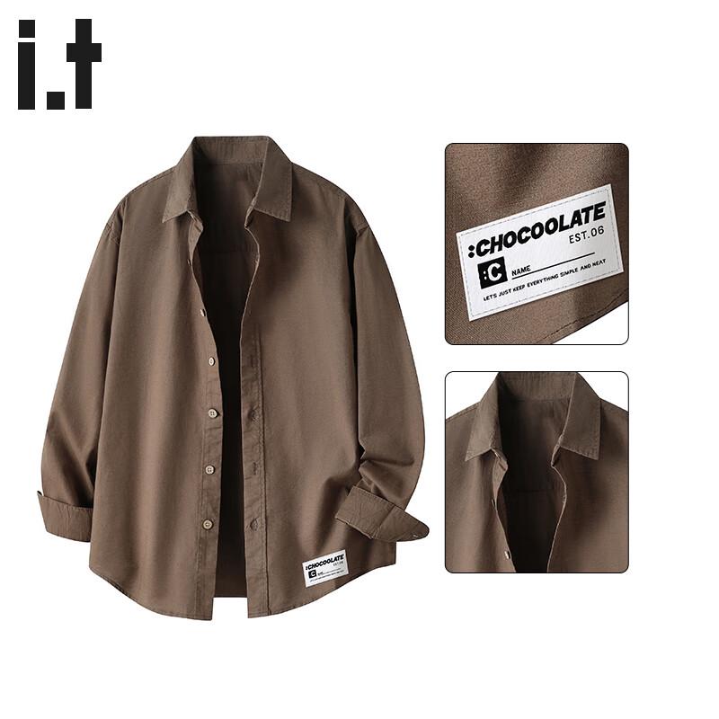Men's Linen Blend Long-Sleeve Casual Shirt