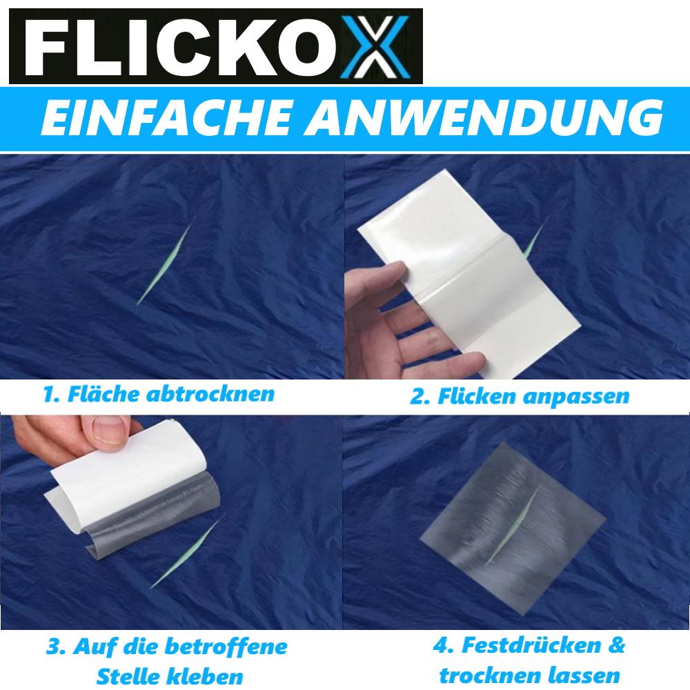 FLICKOX Reparaturflicken Set Pool Reparatur Flicken Poolflicken 18 Stück