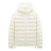 Unisex 90% White Duck Down Winter Hooded Jacket Outdoor Water Resistant Warm Coat