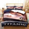 Film Titanic Beddengoed Set 3D Geprint Geschikt voor Slaapkamer Dekbedovertrek Set Met Kussenslopen Kinderen Huis Textiel