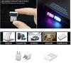 10x mini flexibilní USB LED světelný pásek do interiéru auta neonová atmosférická trubice neonová lampa