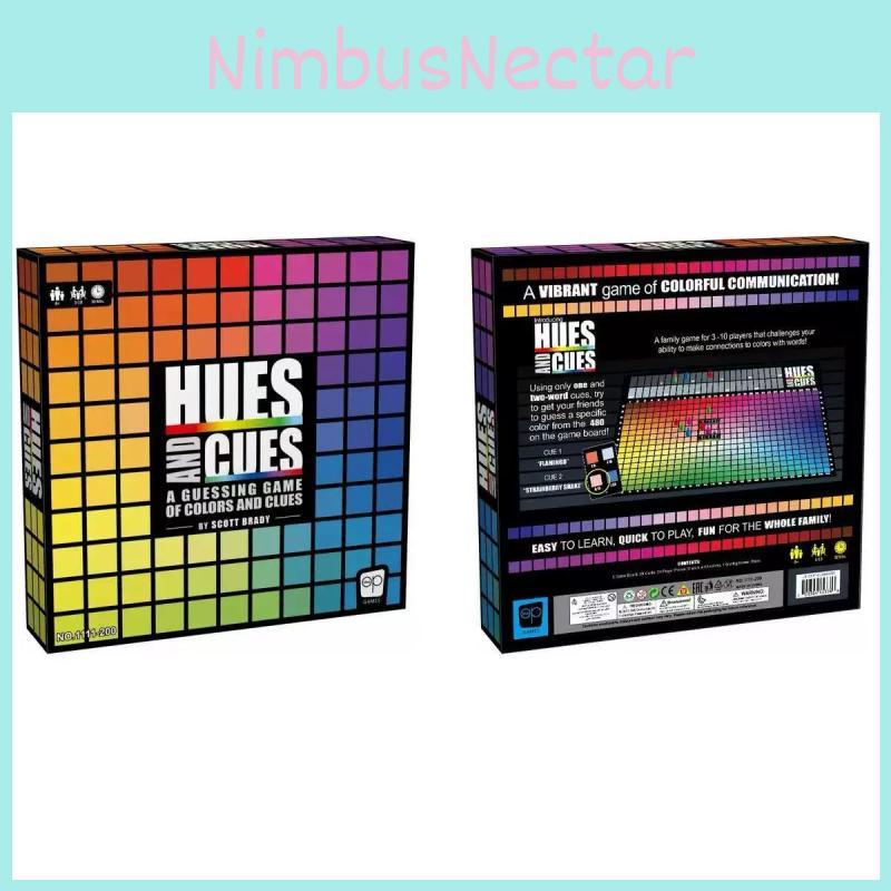 Hues And Cues  A Guessing Game Of Colors Clues Board Game Toys Gift Educational
