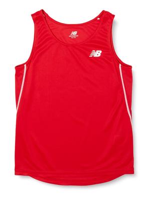 Tank Racing Shirt Sleeveless Dry Quick Dry Ventilation Tank Top RED Japan XS To Japanese Size [New Balance] Top/Sleeveless Women's (JWTR9054) (Red)
