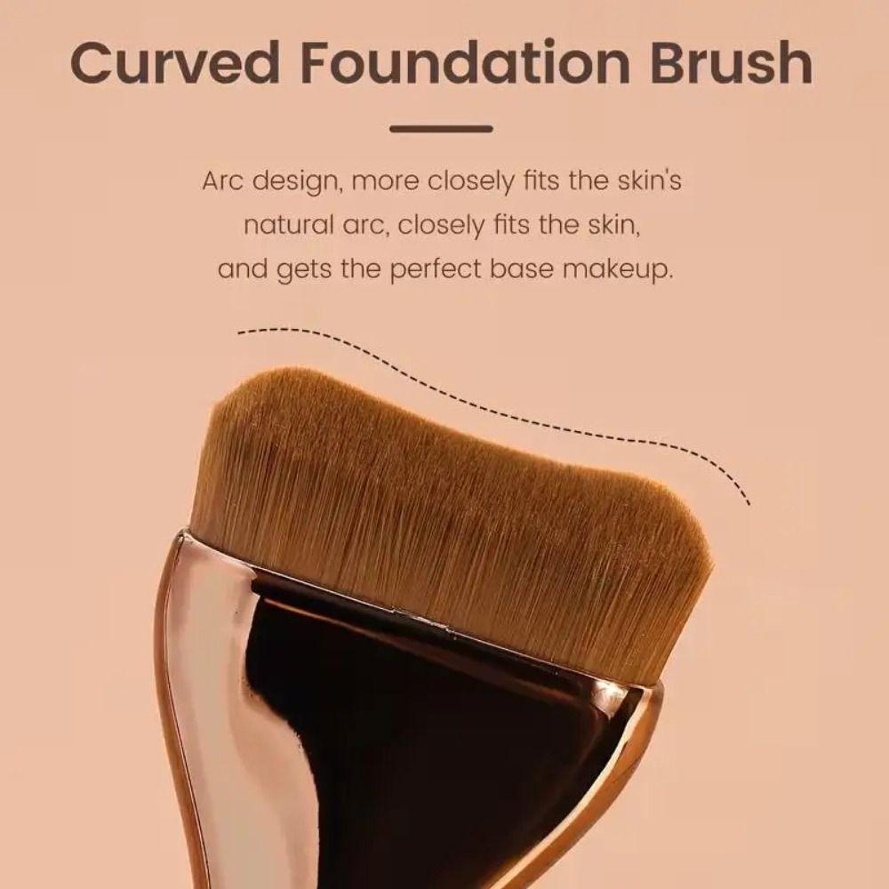 2Pcs Soft Bristle Foundation Makeup Brushes Powder Concealer Applicator  Makeup Application