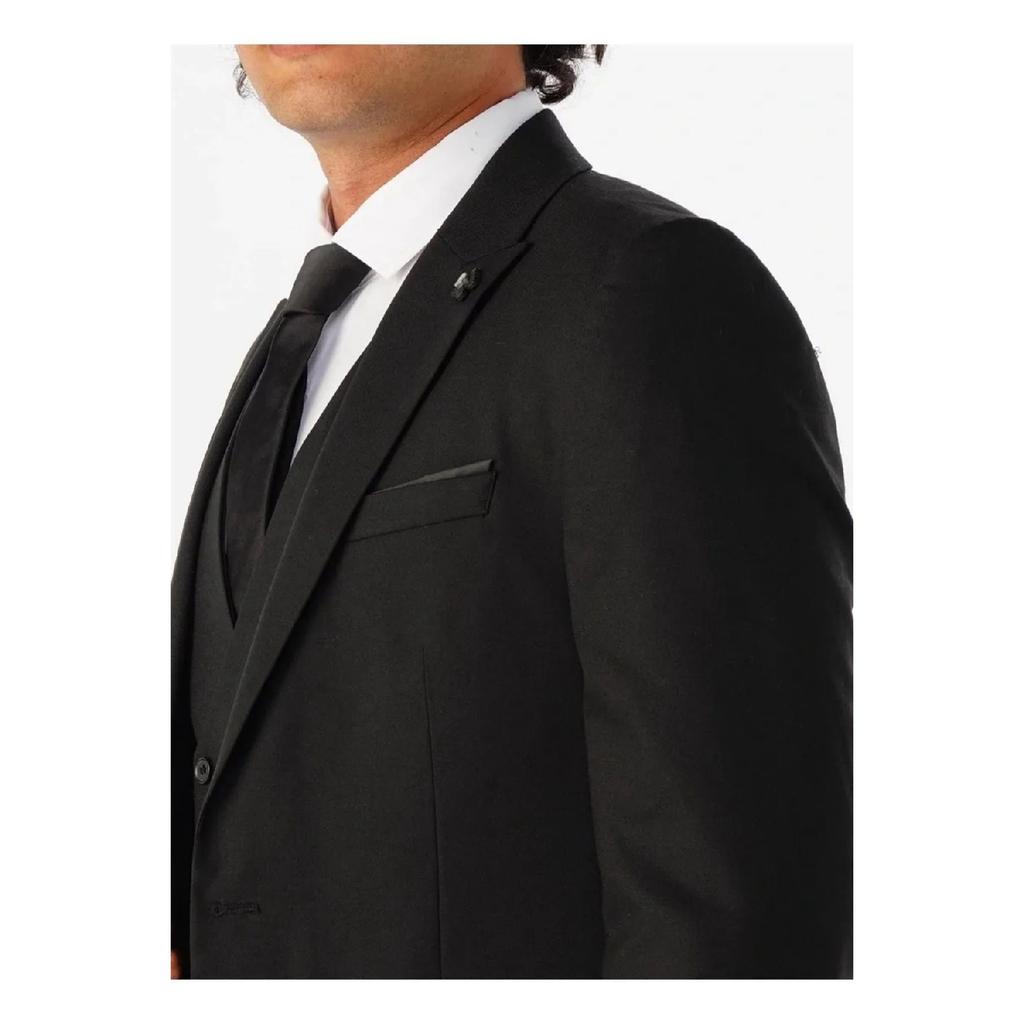 Slim Fit Suit With Vest