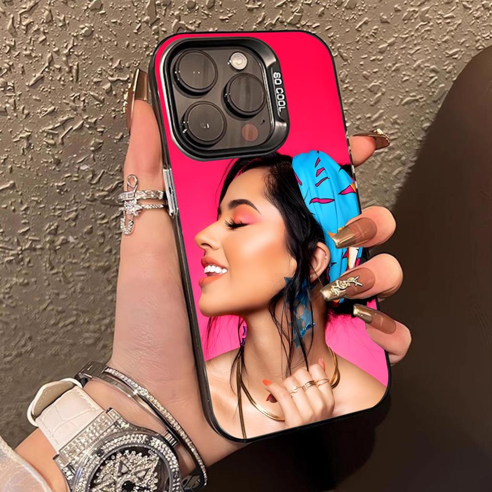 

Fashion Becky G Translucent Mobile Phone Case for iPhone 17 16 15 14 13 12 11 X XR XS Air Pro Max Plus Colorful Cover iPhone X
