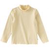 DAVE & BELLA Girls' Half-Turtleneck Long Sleeve T-Shirt