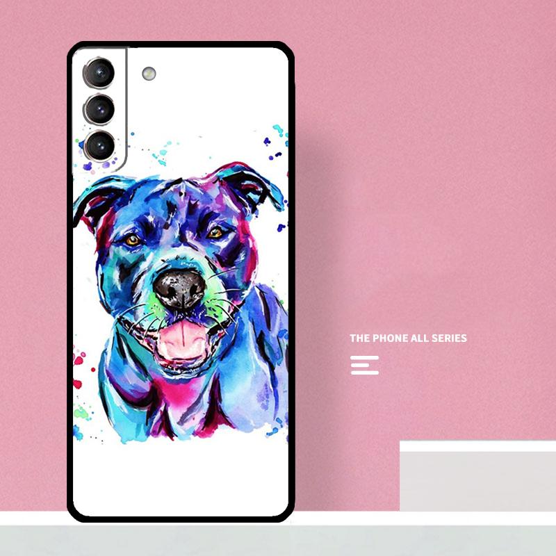Staffordshire Bull Terrier Dog Phone Case For Samsung Galaxy S25 S26 Ultra S20 S21 S22 S23 S24 S10 Plus S25 FE Cover Coque