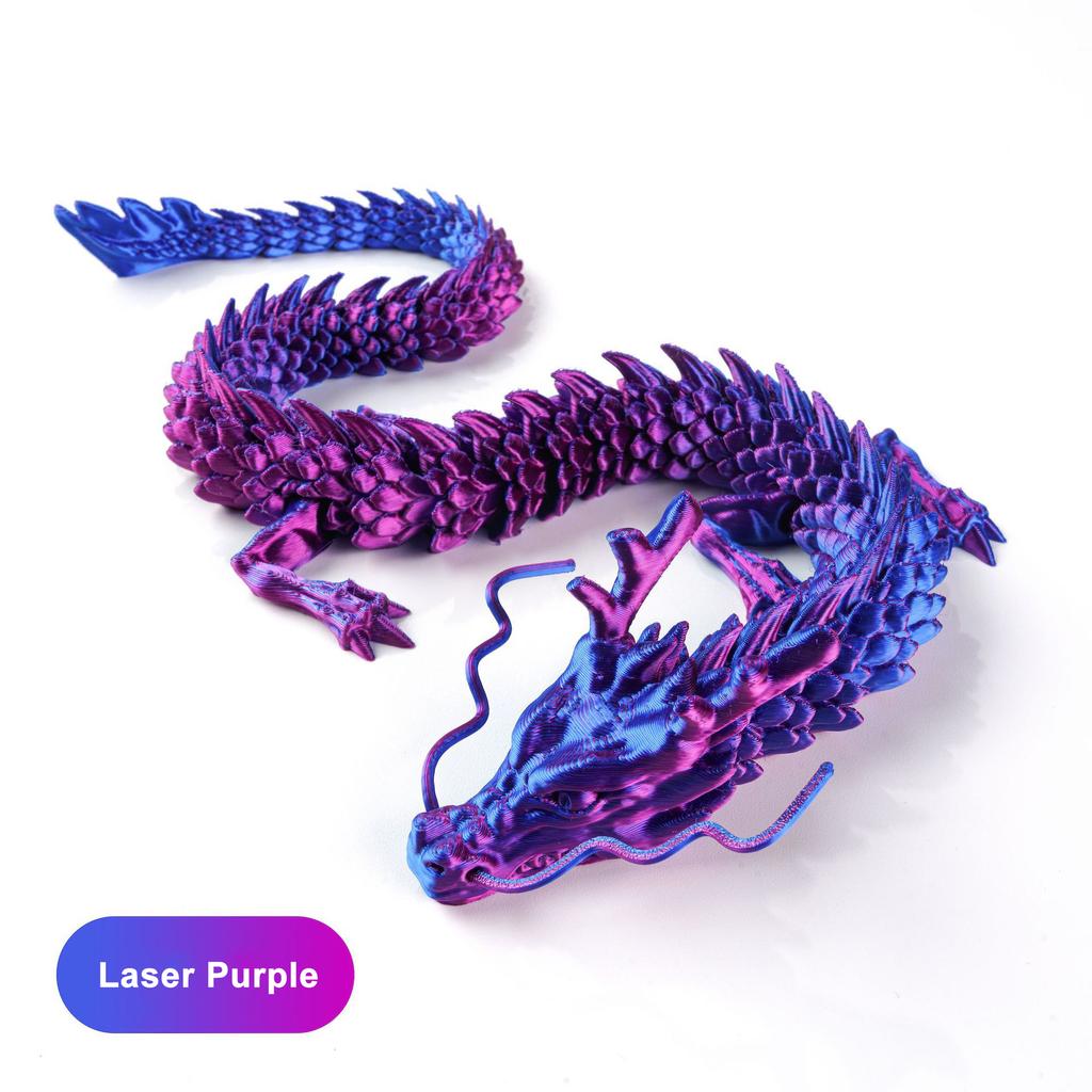 60/45/30cm 3D printed Chinese dragon Shenlong crafts ornamentsToy joint movable dragon Model Home Office Decoration Decor Gifts