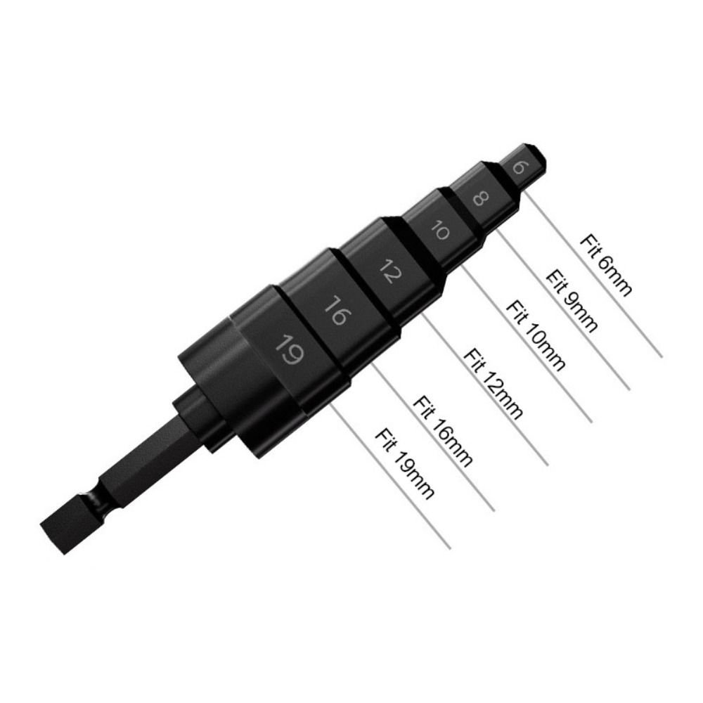 2pcs Hexagonal Handle Tube Expanding Tool Drill Bit Tube Expander Copper Pipe Expander  Brake Tubing