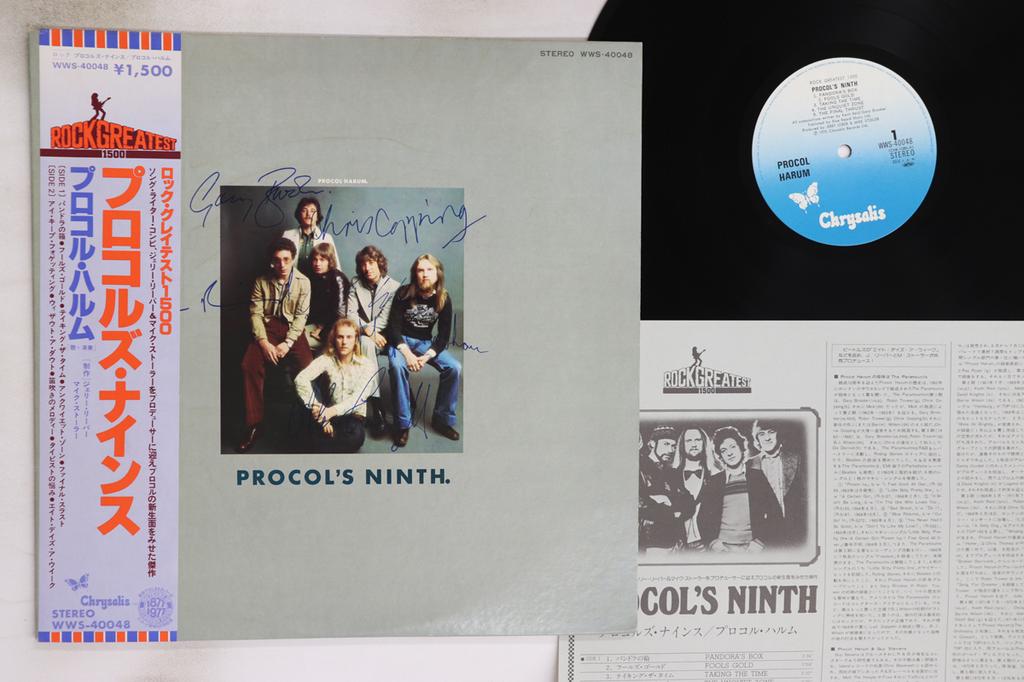 LP Record PROCOL HARUM - Procol's Ninth WWS40048 CHRYSALIS 1977 Japan Obi Rock Used