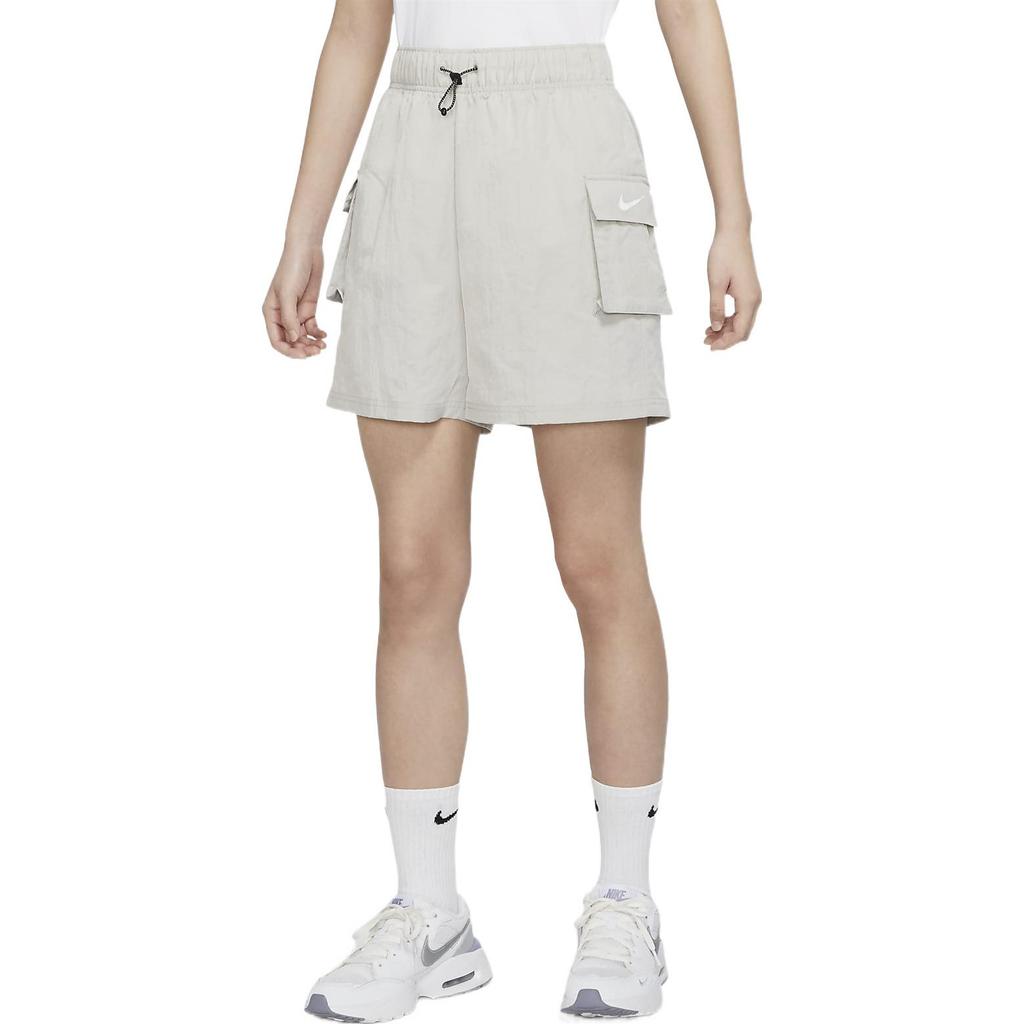 Nike Sportswear Essential Woven High-Rise Shorts Grey DM6248-012