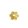 14K Gold Filled Flower Petal Separator Cap for DIY Beading Accessories