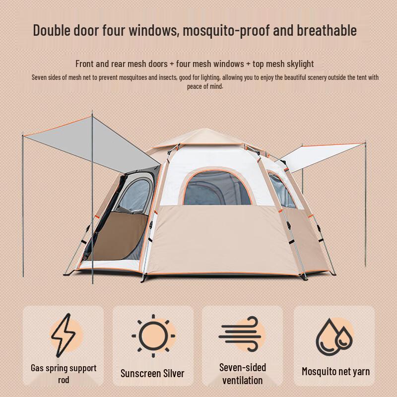 Jingbang Hexagonal Automatic Camping Tent