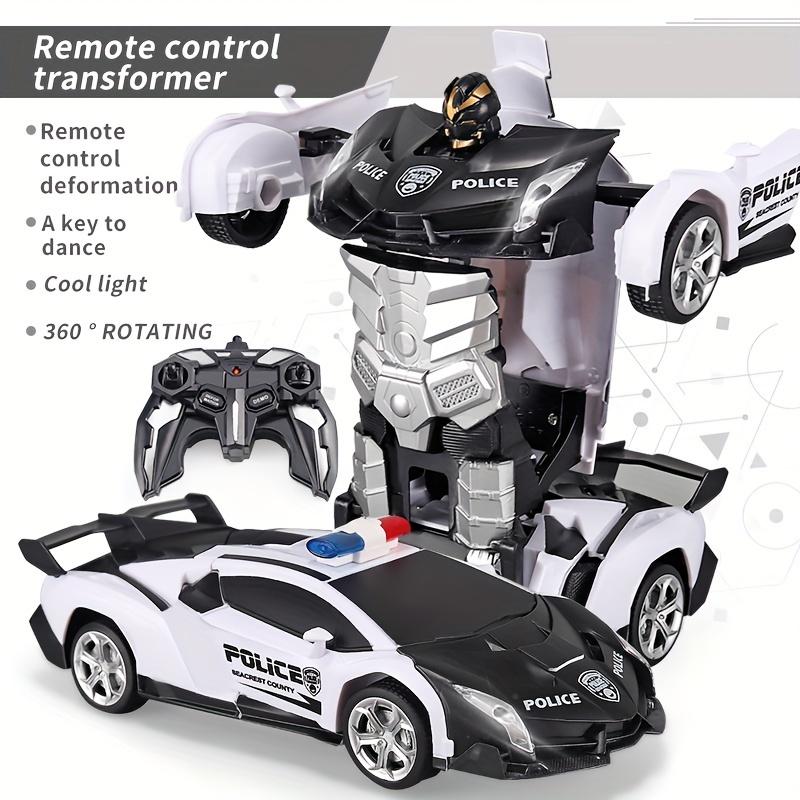Electric RC Car 2 In 1 Transformation Robots Sports Vehicle Model Robots Boys Toys Remote Cool RC Deformation Cars Kid Toy Gifts