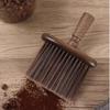 Nylon Espresso Machine Brush Walnut Wood Dust Clean Brush  Camera Lens