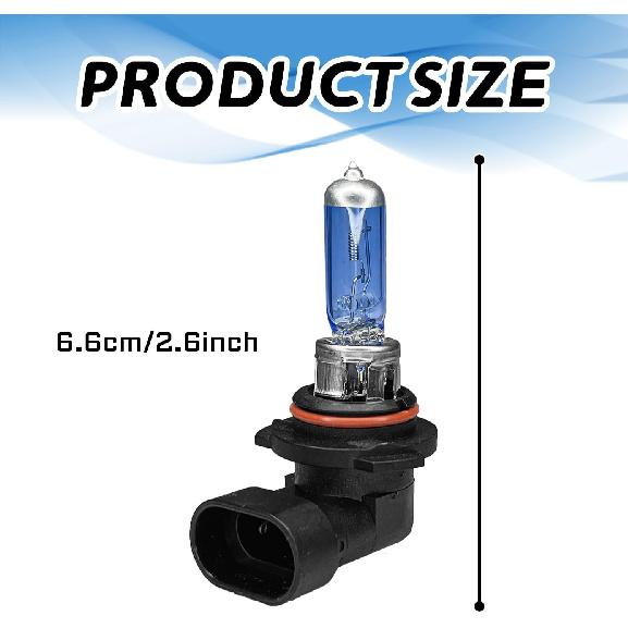 9006 Headlight Bulb 9006 Halogen Head Light Bulbs, Ultra White Halogen Headlight Bulb 12V 100W High Beam Low Beam Fog Light Bulbs, Universal Light