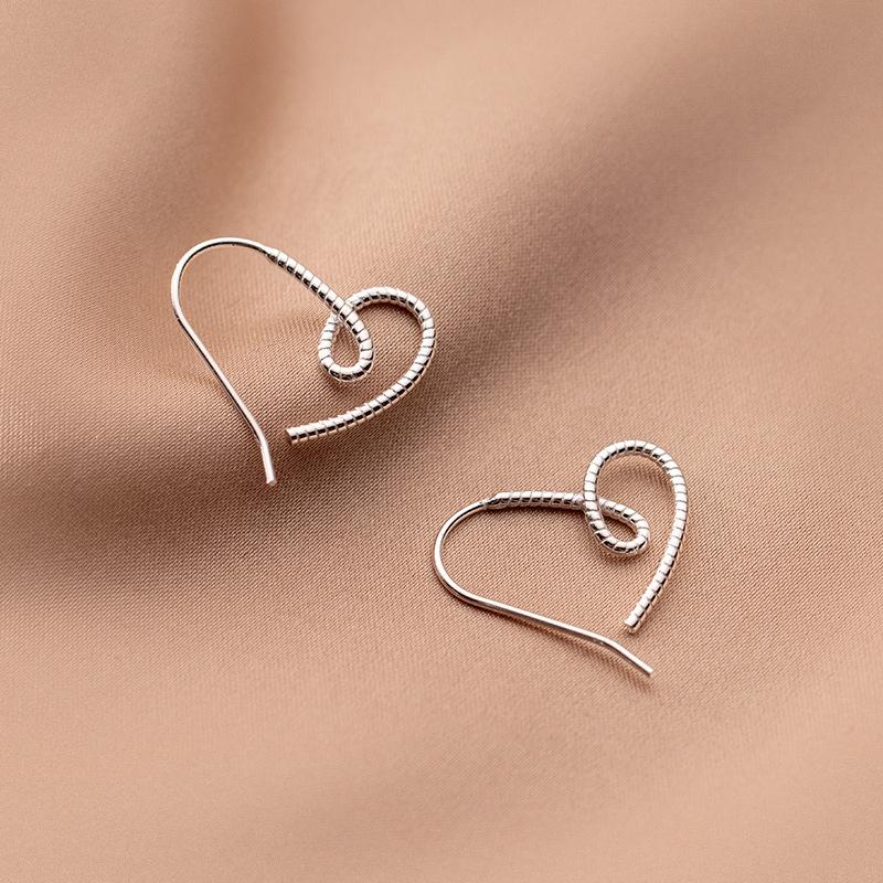 Geometric Simple Line Twist Loop Telephone Rope Love Ear Hook Female, Ear Accessories Earrings