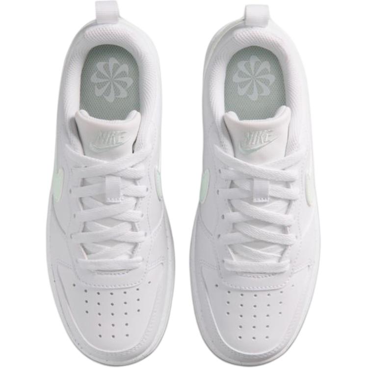 Nike Court Comfortable Versatile Low-Top Kids Sneakers Kids Sneakers White Green DV5456-138