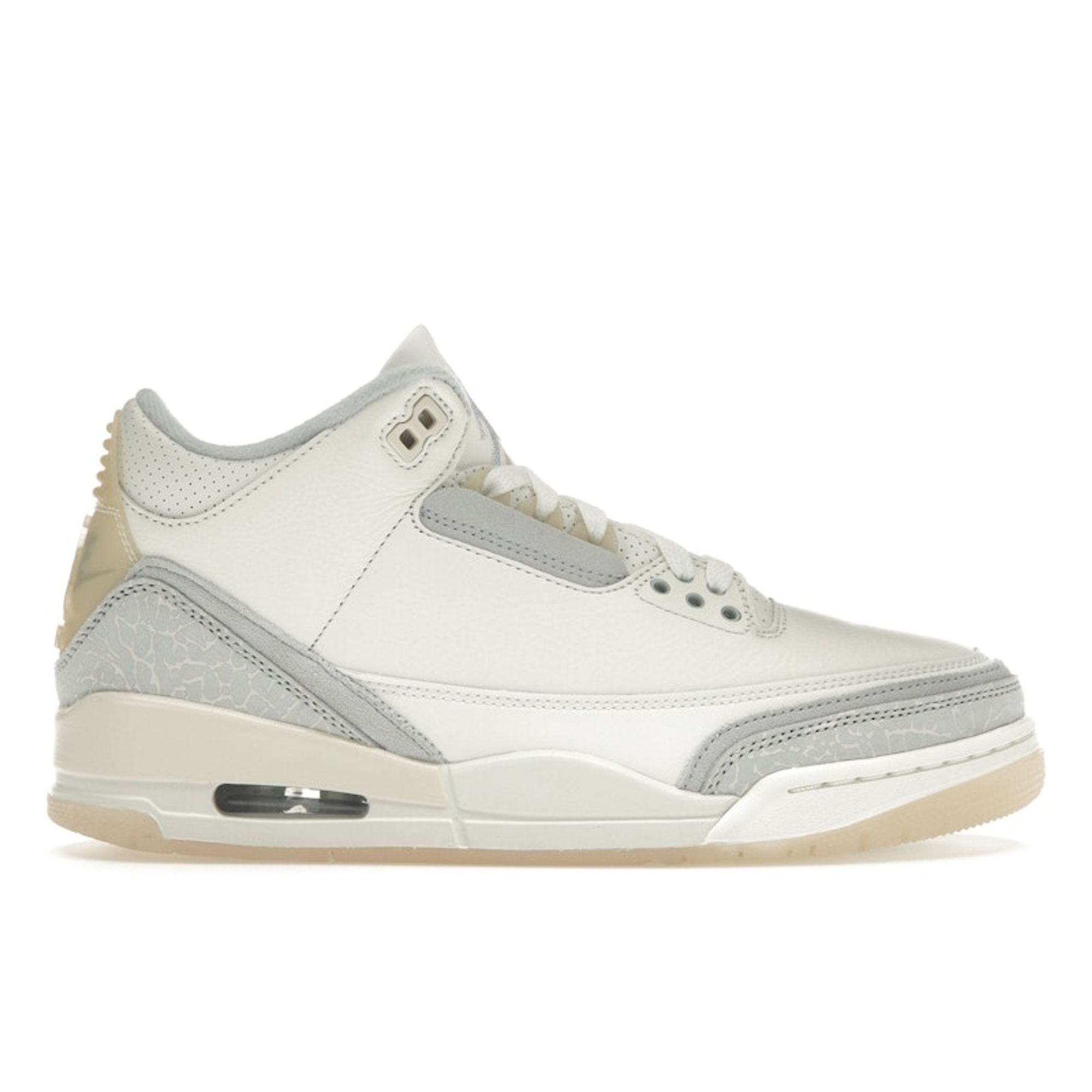 Sneakers Unisex Air Jordan 3 Retro SE Craft Avorio Bianco Grigio-Nebbia Crema FJ9479-100 47.5