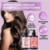 Apple Cider Vinegar Shampoo & Conditioner Set | Controls Oil, Strengthens Roots, Improves Texture & Shine for Men & Women